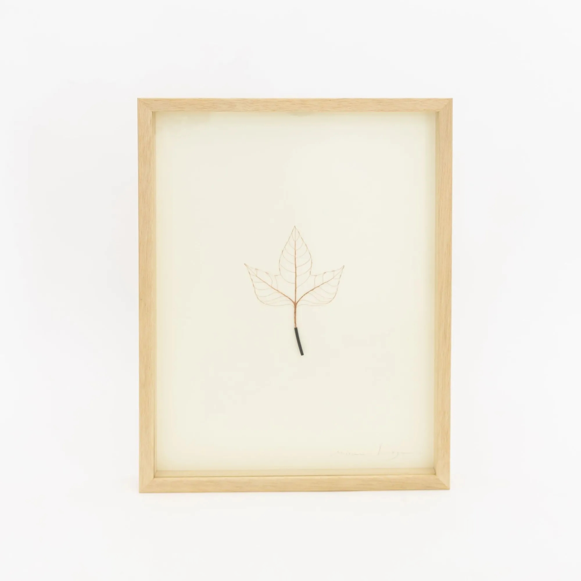 TORTOISE-Koga Art*Mitsuru Koga Copper Wire Leaf #2, 2023