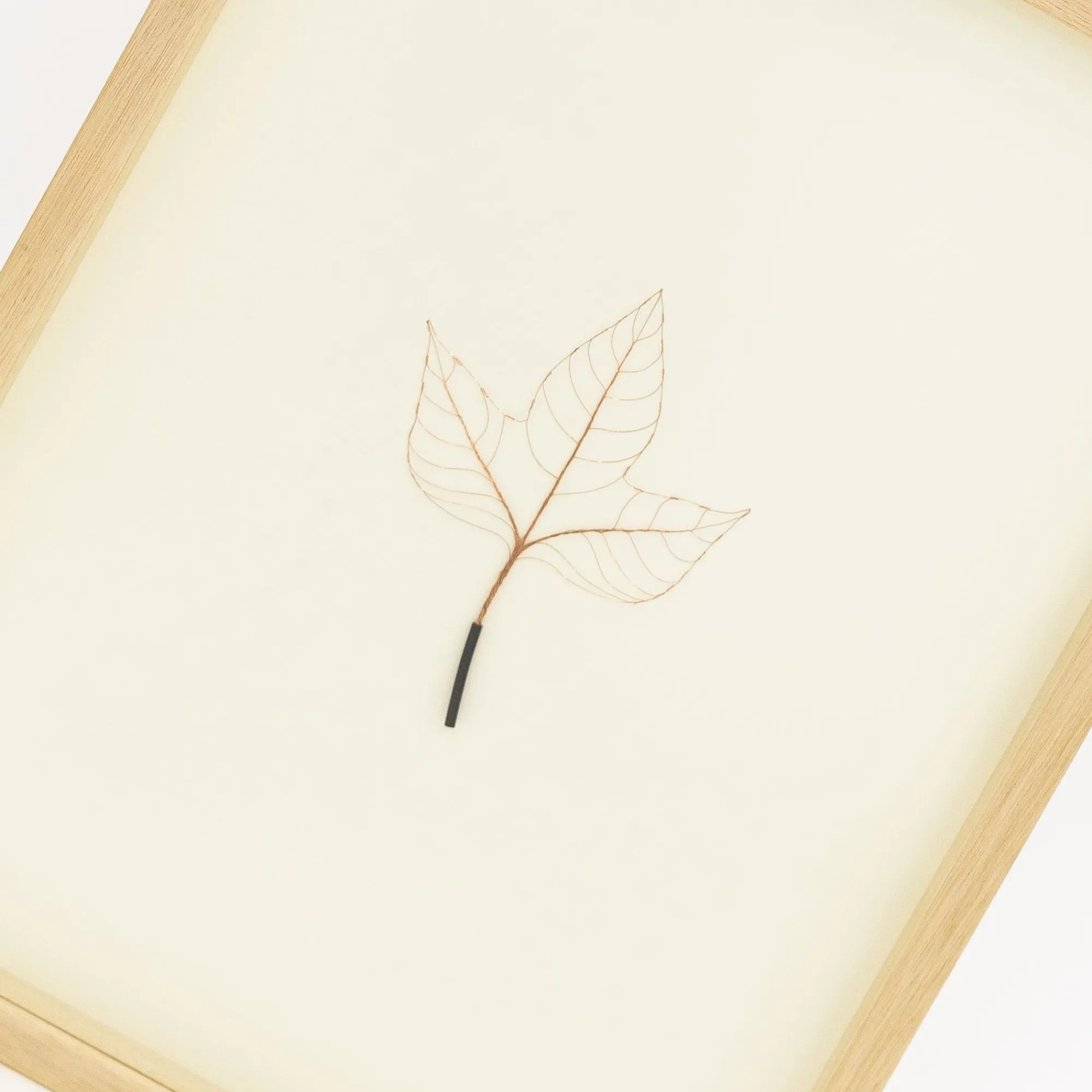TORTOISE-Koga Art*Mitsuru Koga Copper Wire Leaf #2, 2023