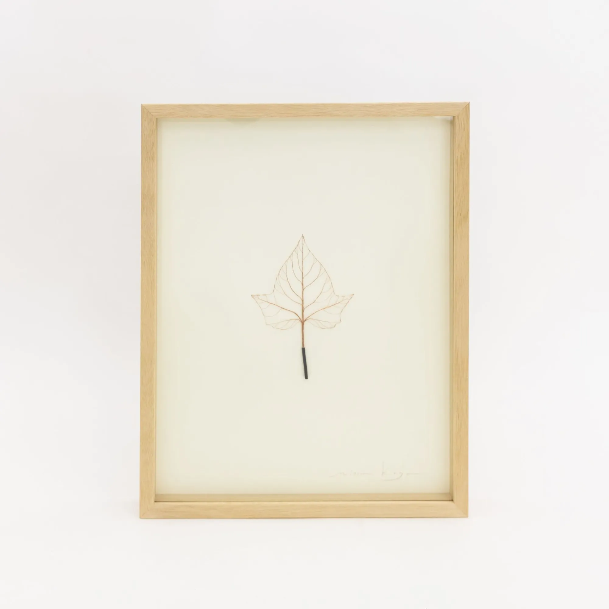 TORTOISE-Koga Art*Mitsuru Koga Copper Wire Leaf #1, 2023