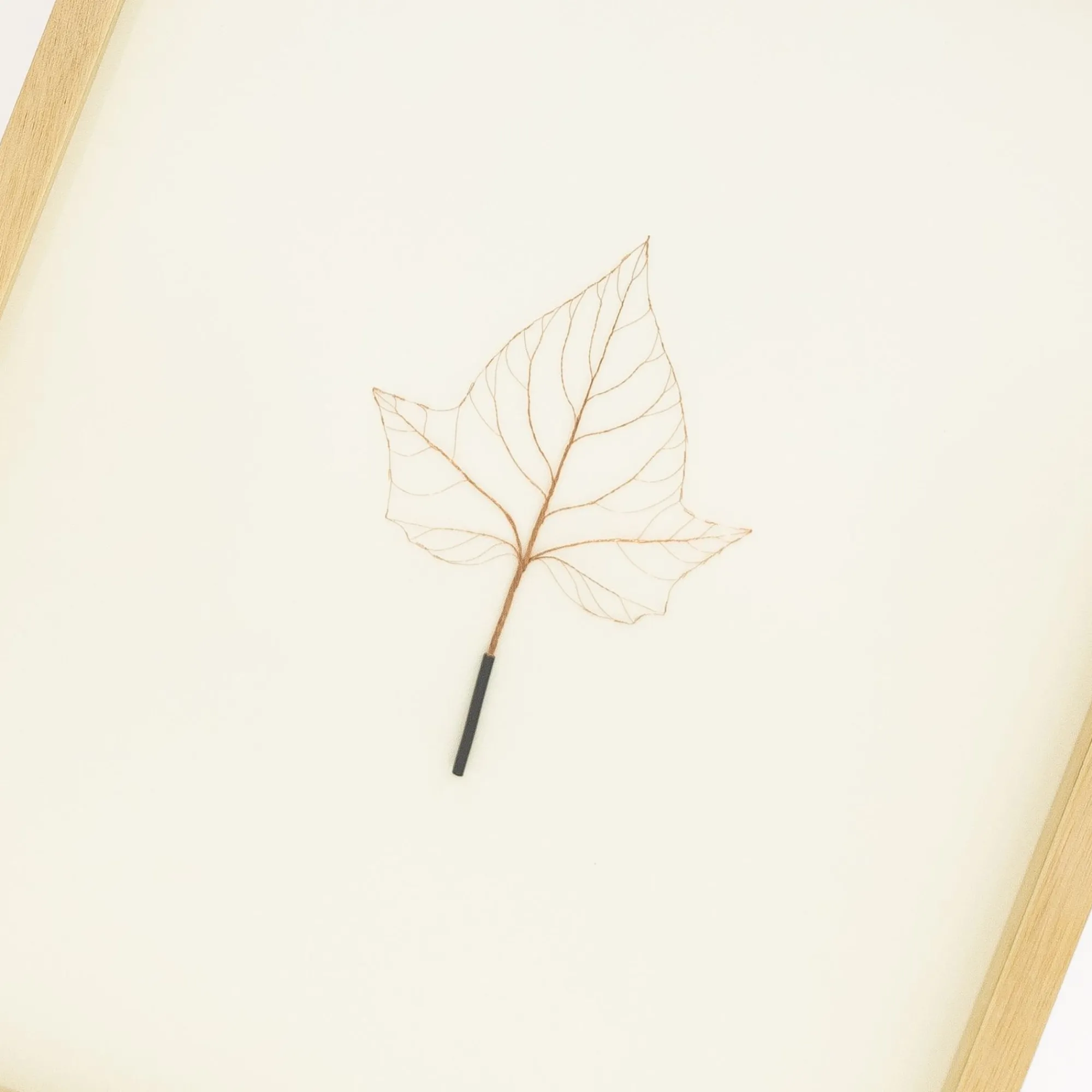 TORTOISE-Koga Art*Mitsuru Koga Copper Wire Leaf #1, 2023