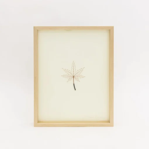 TORTOISE-Koga Art*Mitsuru Koga Copper Wire Leaf #5, 2023