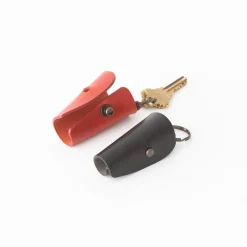 TORTOISE Office*M-Piu Leather Conchiglia Key Case