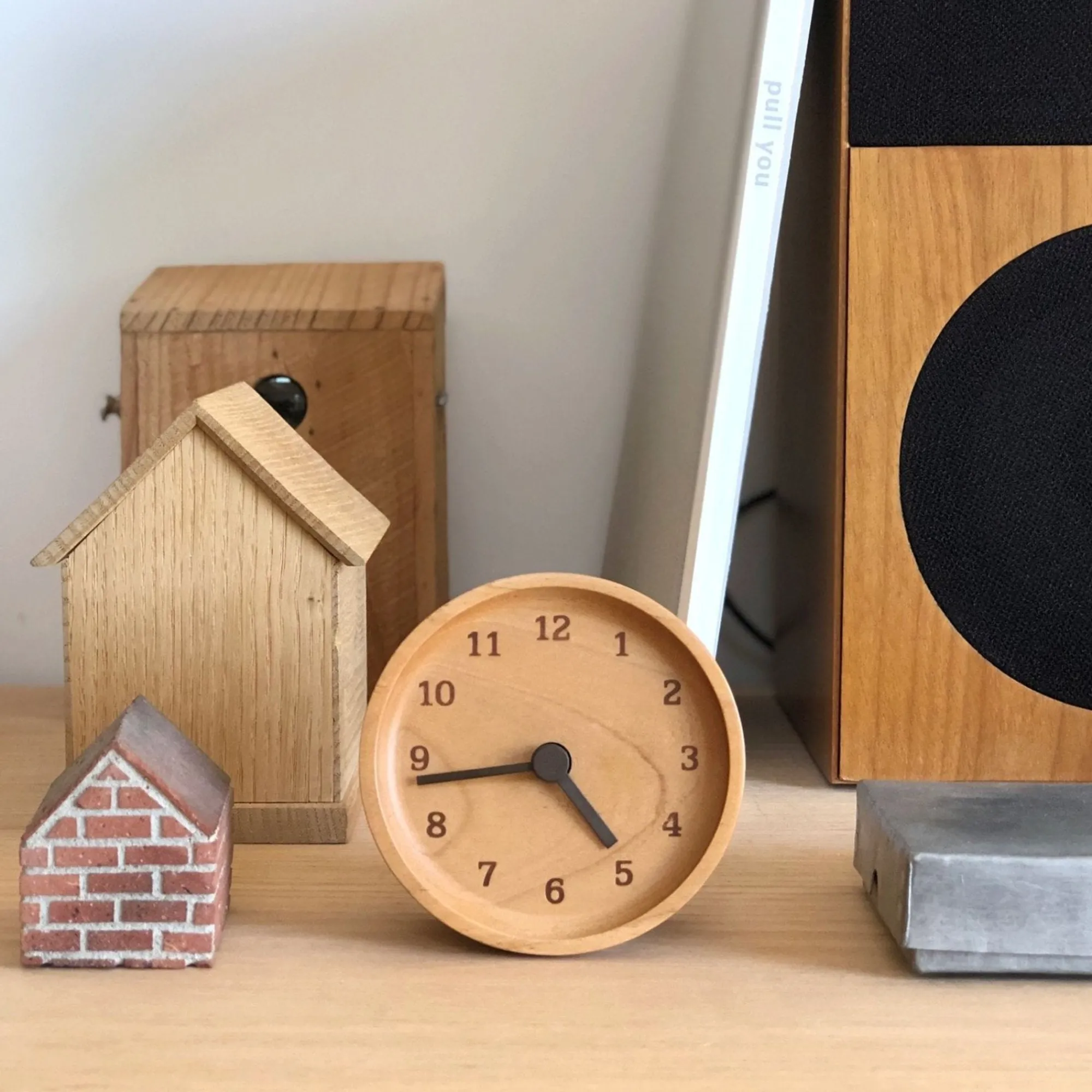 AC GEAR Home Decor*Muku Clock Alder/Beech