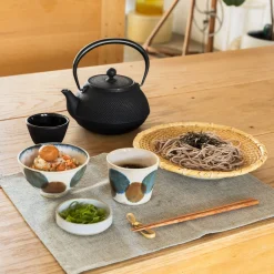 Miya Company Drinking*Nambu Tekki Cast Iron Teapot With Strainer - Arare