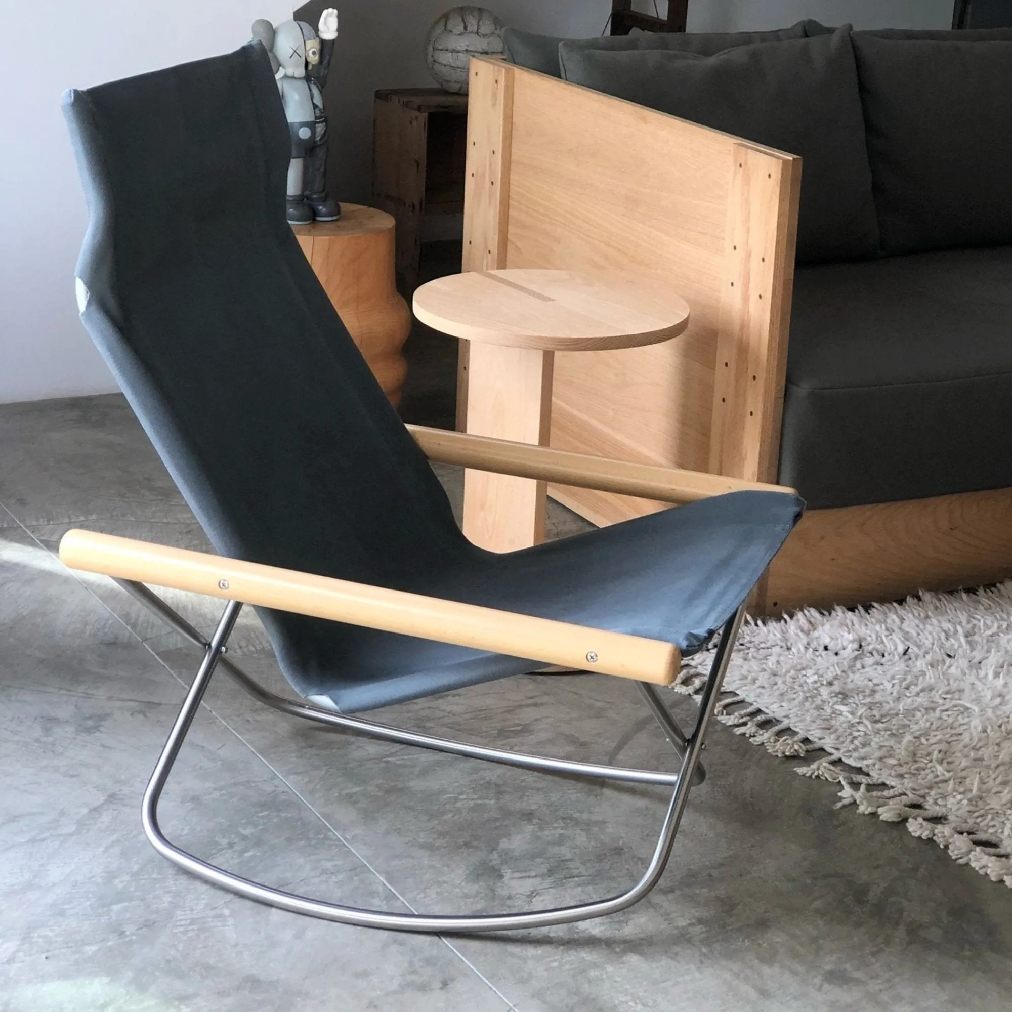 SAIKAI (Others) Home Decor*Nychair X Rocking Chair - Gray
