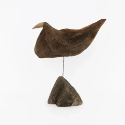 TORTOISE-yellow paper Osamu Harihara Art*Osamu Harihara Driftwood Birds - Large