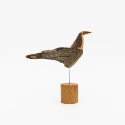 TORTOISE-yellow paper Osamu Harihara Art*Osamu Harihara Driftwood Birds