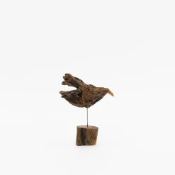 TORTOISE-yellow paper Osamu Harihara Art*Osamu Harihara Driftwood Birds