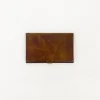 TORTOISE-yellow paper Office*Picus Brass Card Case