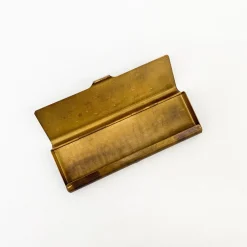 TORTOISE-yellow paper Office*Picus Brass Pen Case