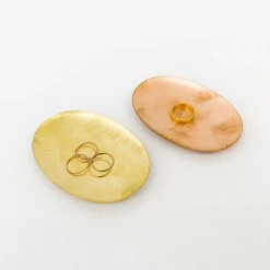 TORTOISE-yellow paper Home Decor*Picus Metal Dish/Trays