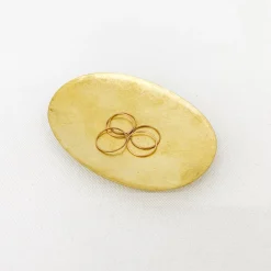 TORTOISE-yellow paper Home Decor*Picus Metal Dish/Trays