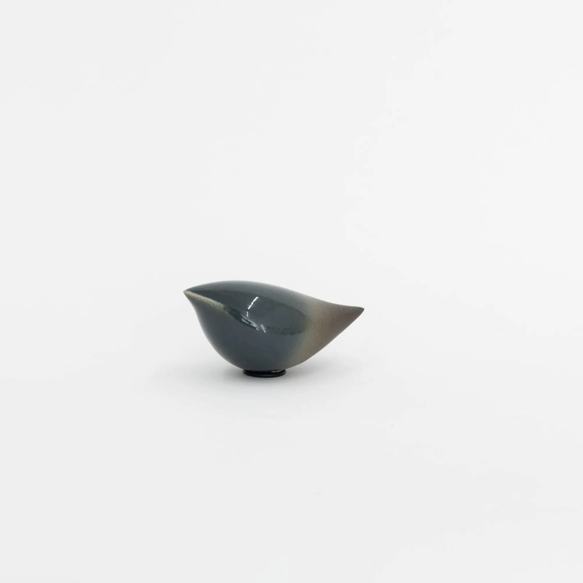 TORTOISE-yellow paper Home Decor*Rie Ito'S Ceramic Oval Birds