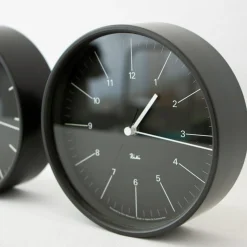 AC GEAR Home Decor*Riki Steel Clock Black Wr17-10
