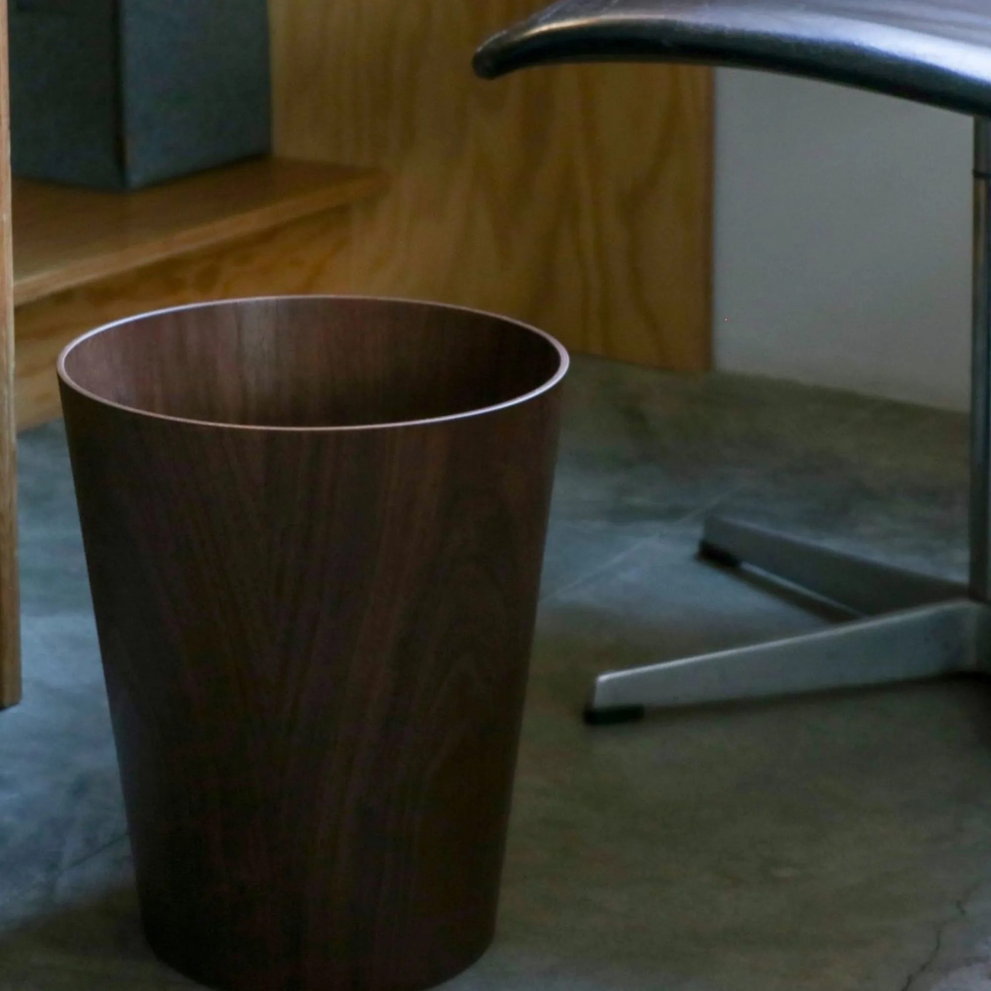 SAIKAI (Others) Home Decor*Saito Walnut Wastebasket