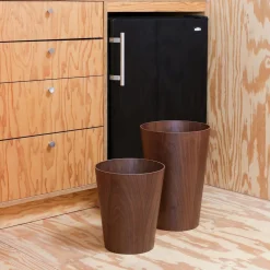 SAIKAI (Others) Home Decor*Saito Walnut Wastebasket