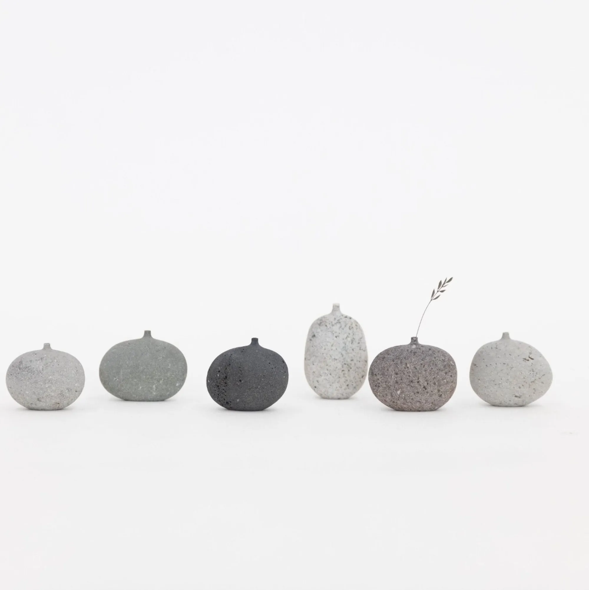 TORTOISE-Koga Art*Sea Stone Vases And Sea Stone With Legs By Mitsuru Koga