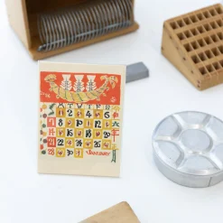 TORTOISE-yellow paper Office*Serizawa Calendar 2024