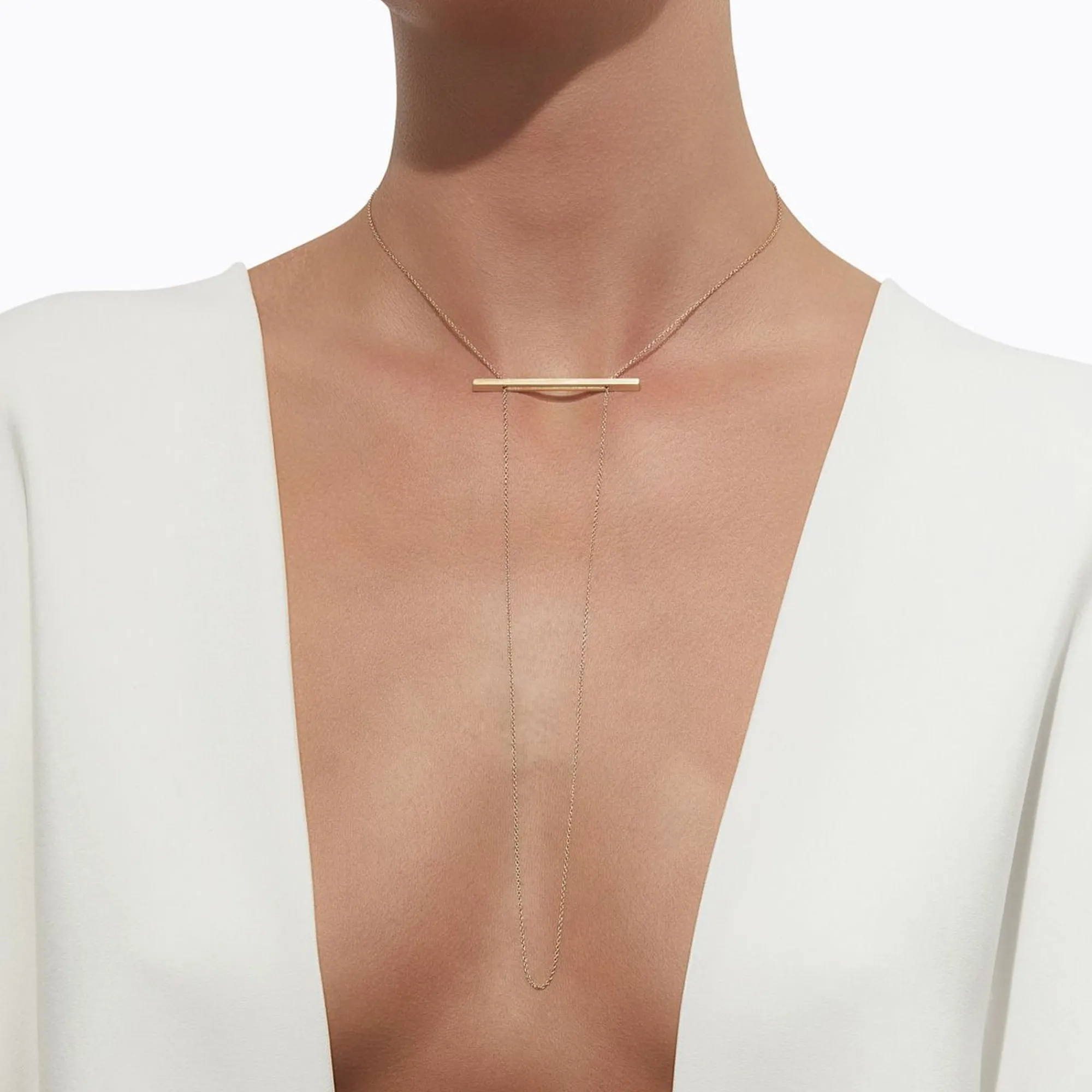 Tortoise-Shihara Jewelry*Shihara Bar Necklace 02