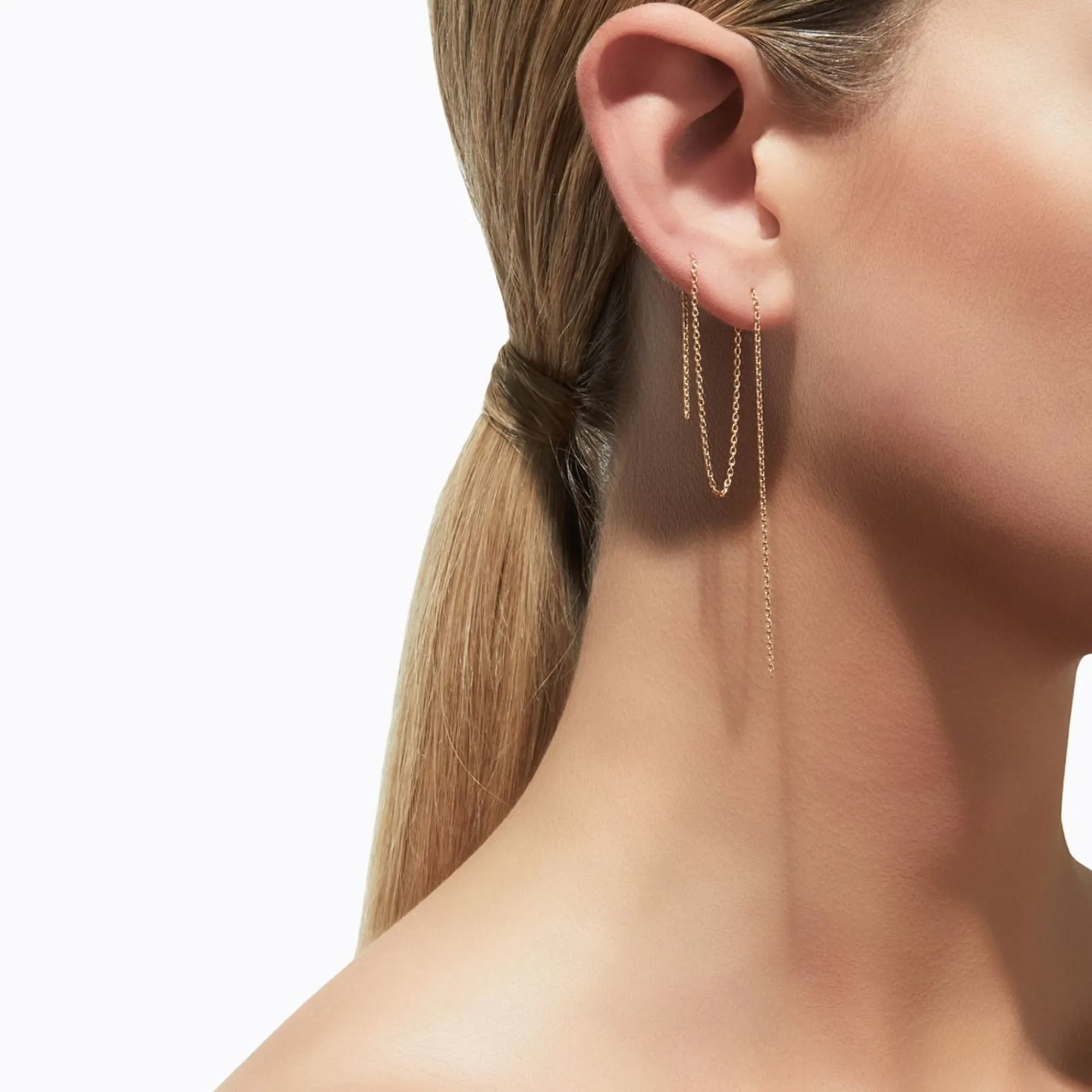 Tortoise-Shihara Jewelry*Shihara Chain Earrings 200 (Pair)