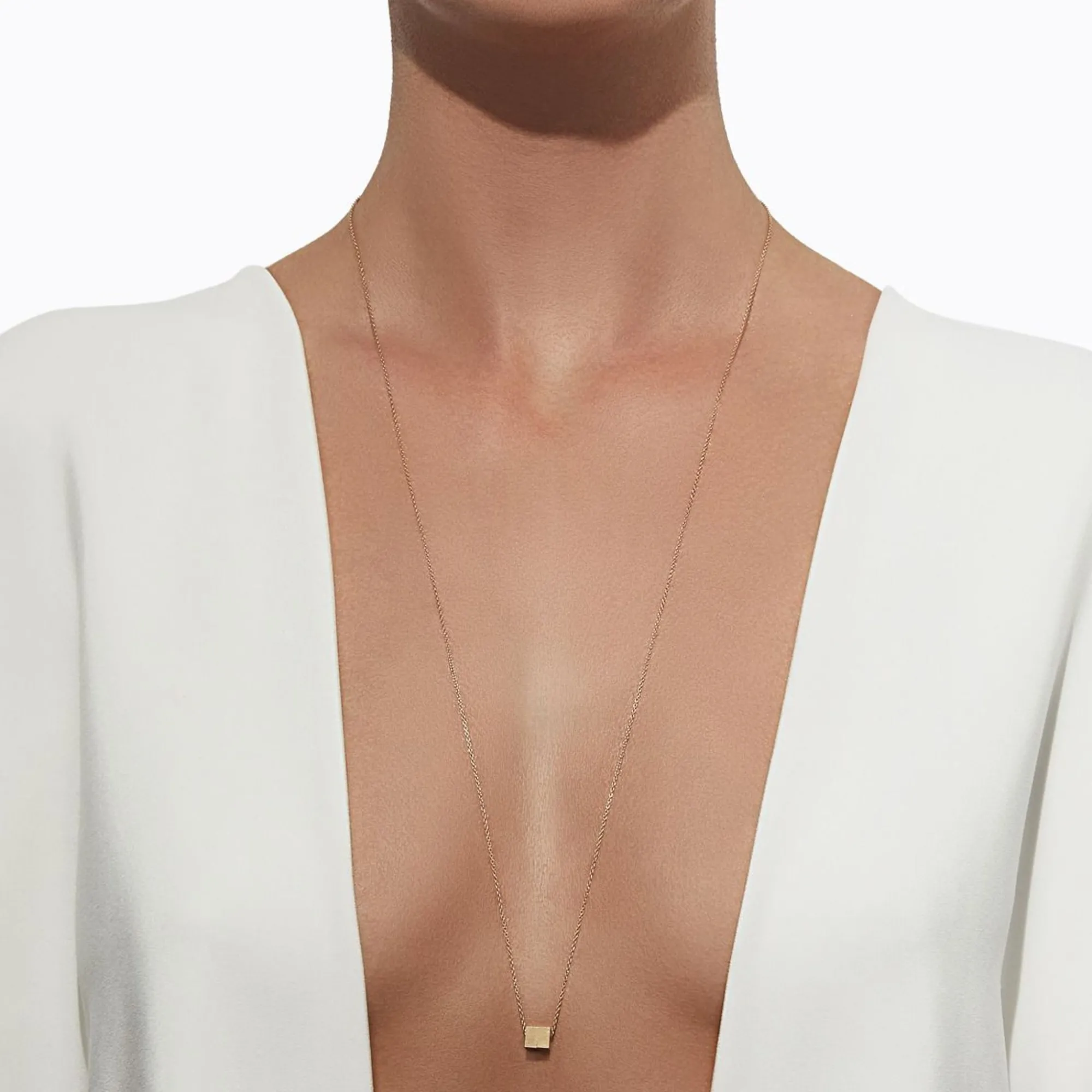 Tortoise-Shihara Jewelry*Shihara Cube Necklace 01