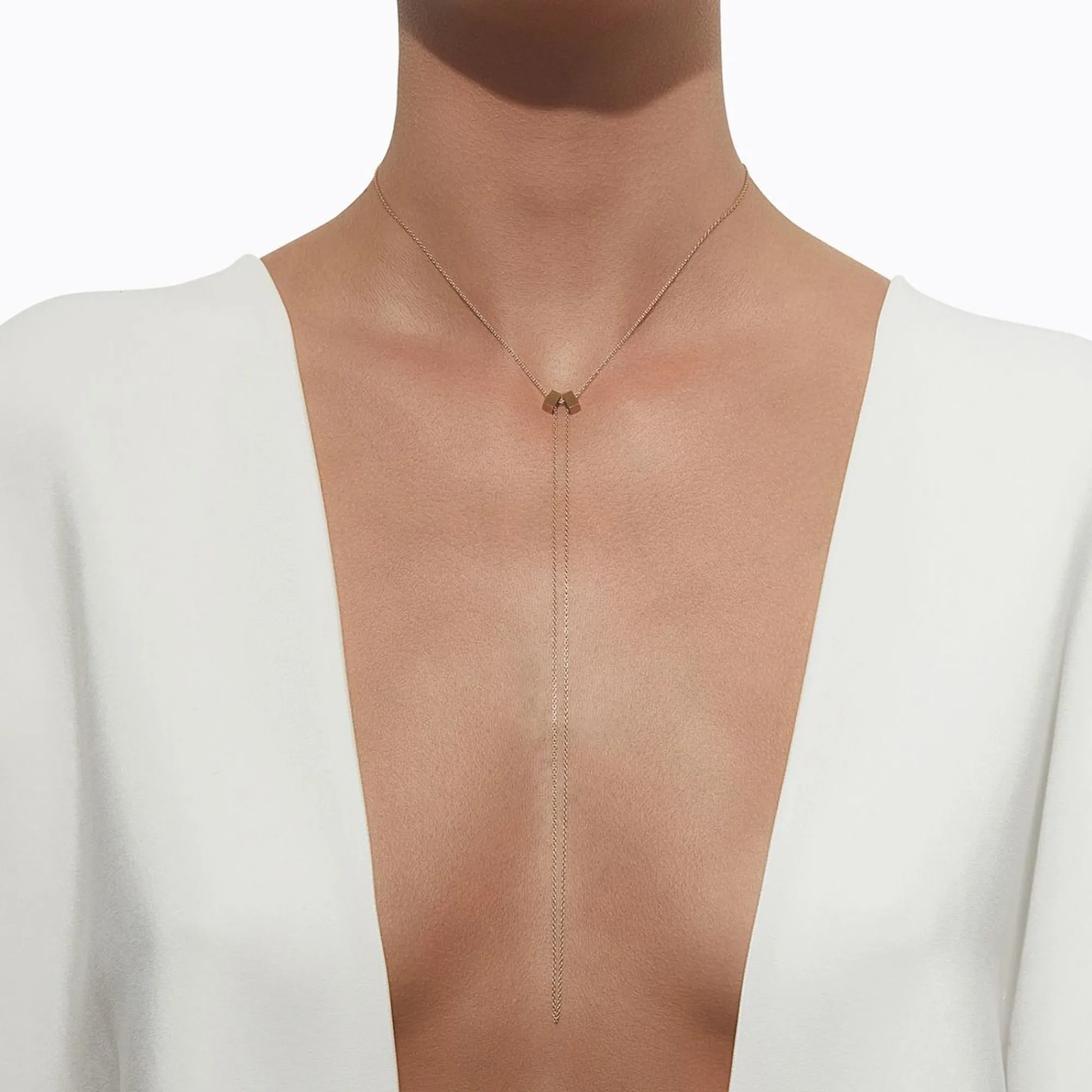 Tortoise-Shihara Jewelry*Shihara Cube Necklace 01