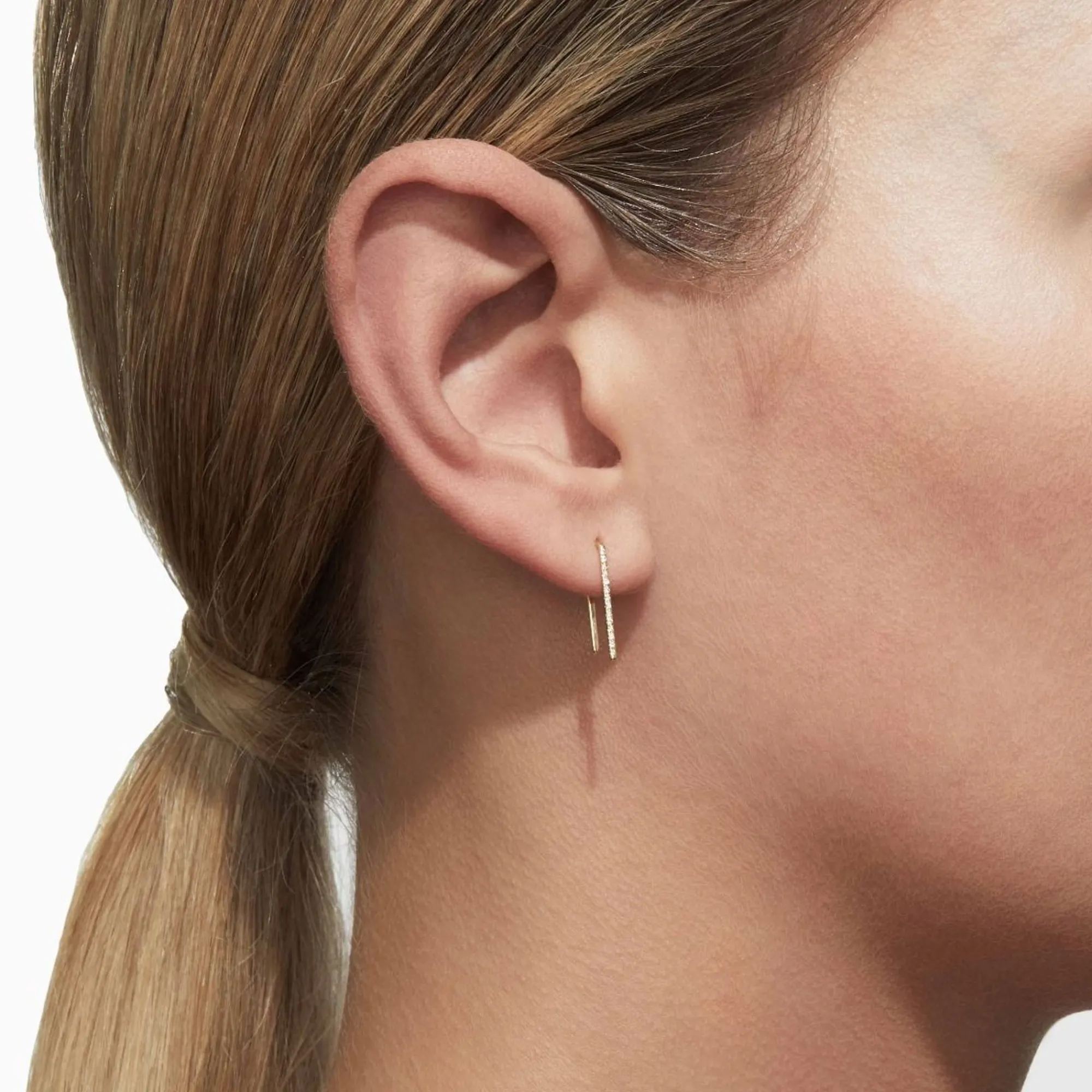 Tortoise-Shihara Jewelry*Shihara Diamond Post Earring 0201