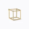 Tortoise-Shihara Jewelry*Shihara Diamond Square Earring 10 (01)