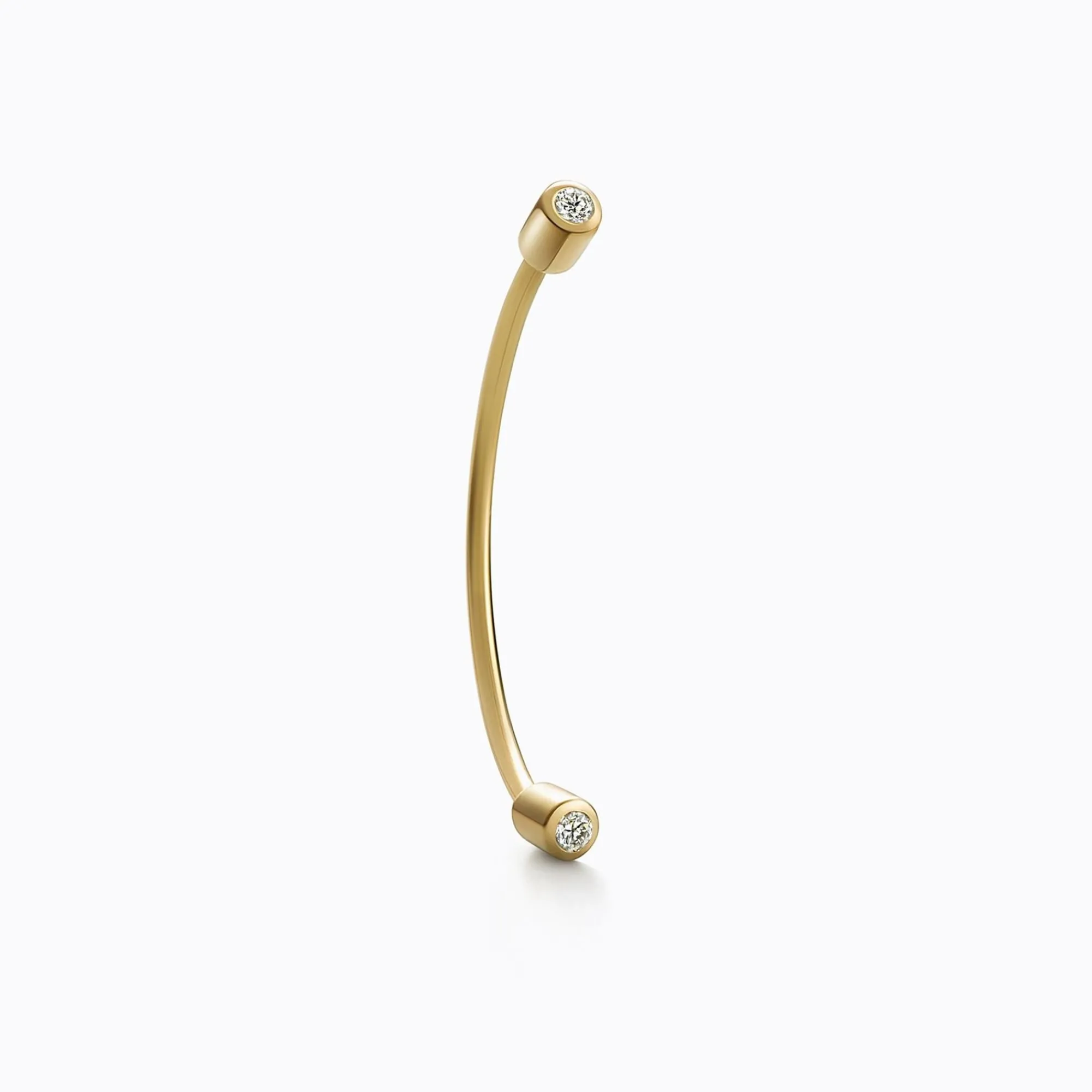 Tortoise-Shihara Jewelry*Shihara Diamond Twist Curl Earring 01
