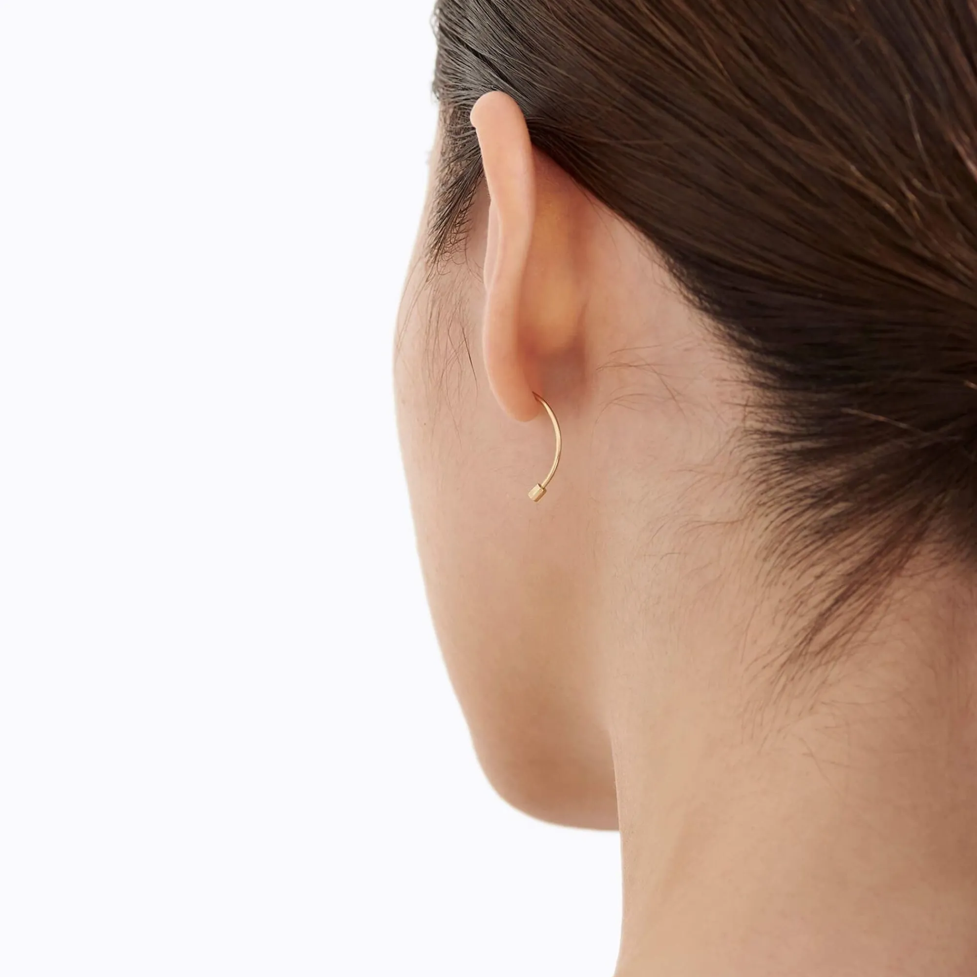 Tortoise-Shihara Jewelry*Shihara Diamond Twist Curl Earring 01
