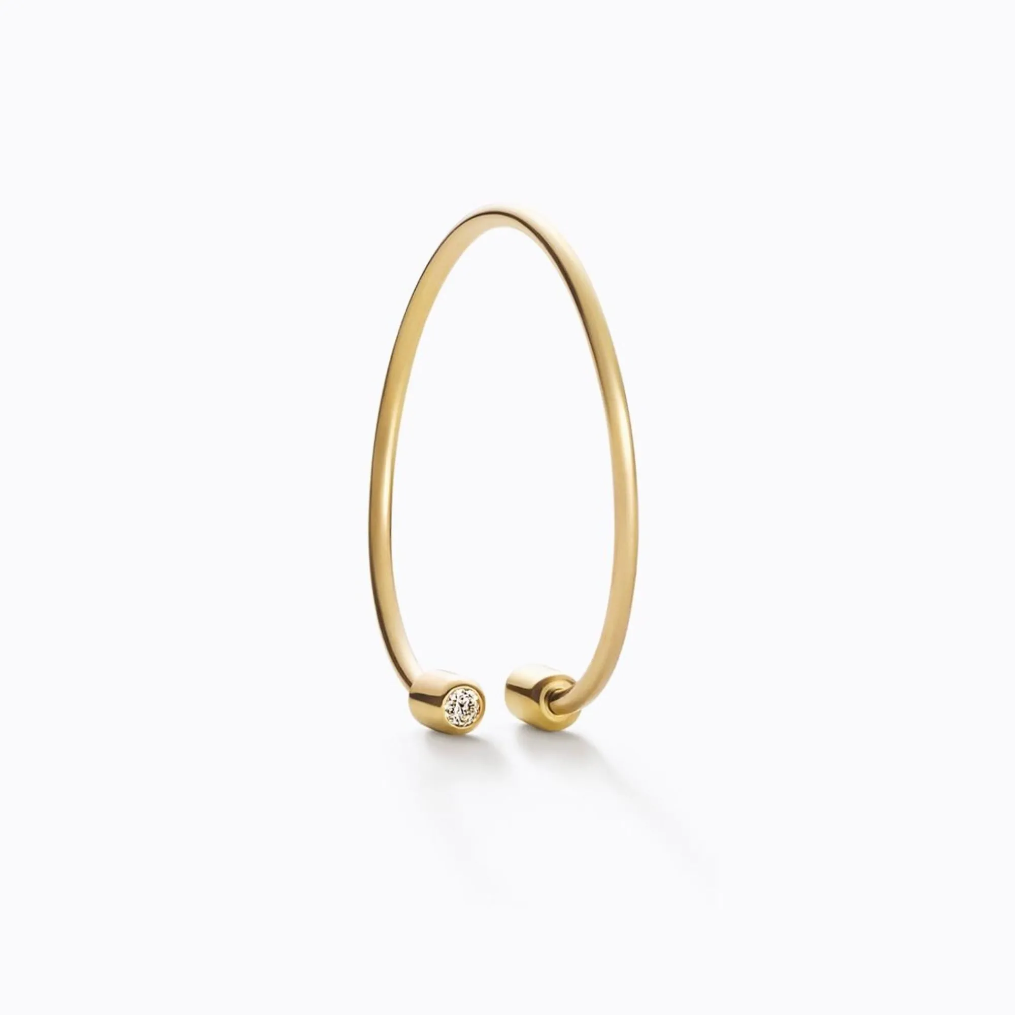 Tortoise-Shihara Jewelry*Shihara Diamond Twist Round Earring 02