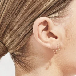 Tortoise-Shihara Jewelry*Shihara Diamond Twist Round Earring 01