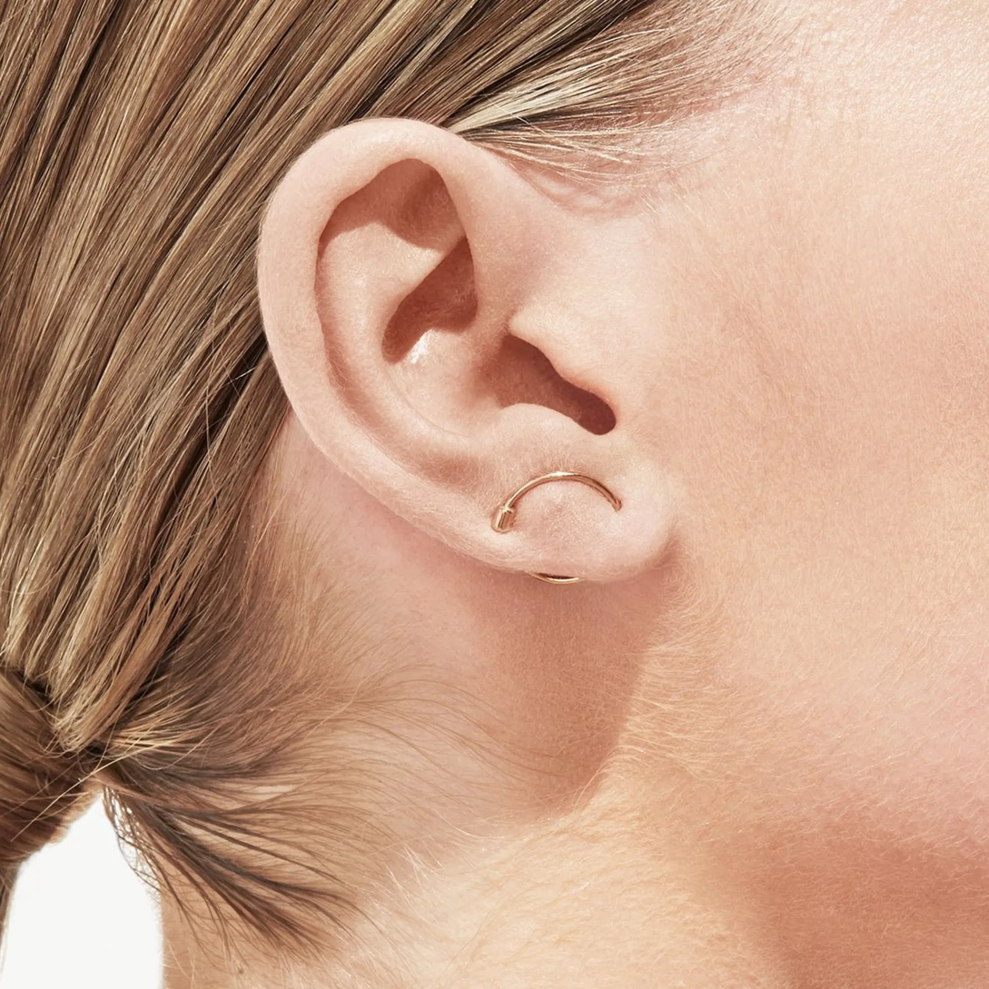 Tortoise-Shihara Jewelry*Shihara Diamond Twist Round Earring 01