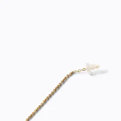 Tortoise-Shihara Jewelry*Shihara Half Pearl Chain Earring 90°