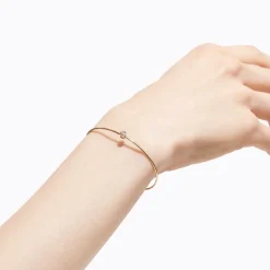 Tortoise-Shihara Jewelry*Shihara One-Stone Hoop Bracelet