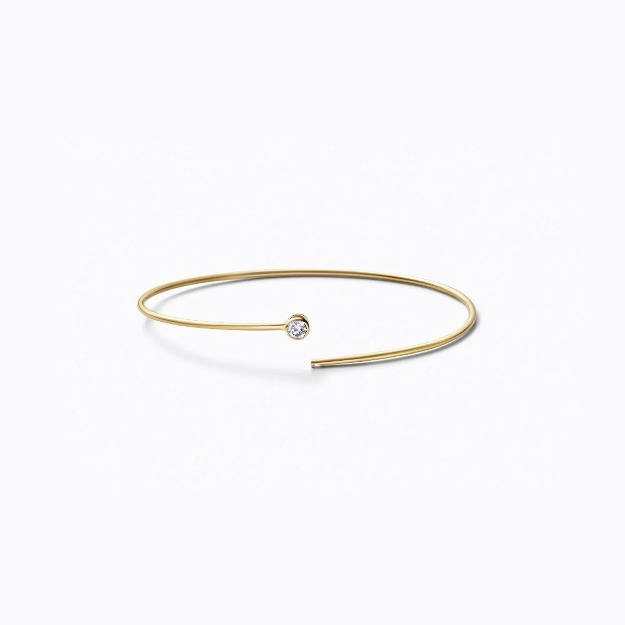 Tortoise-Shihara Jewelry*Shihara One-Stone Hoop Bracelet