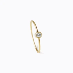 Tortoise-Shihara Jewelry*Shihara One-Stone Hoop Earring 02