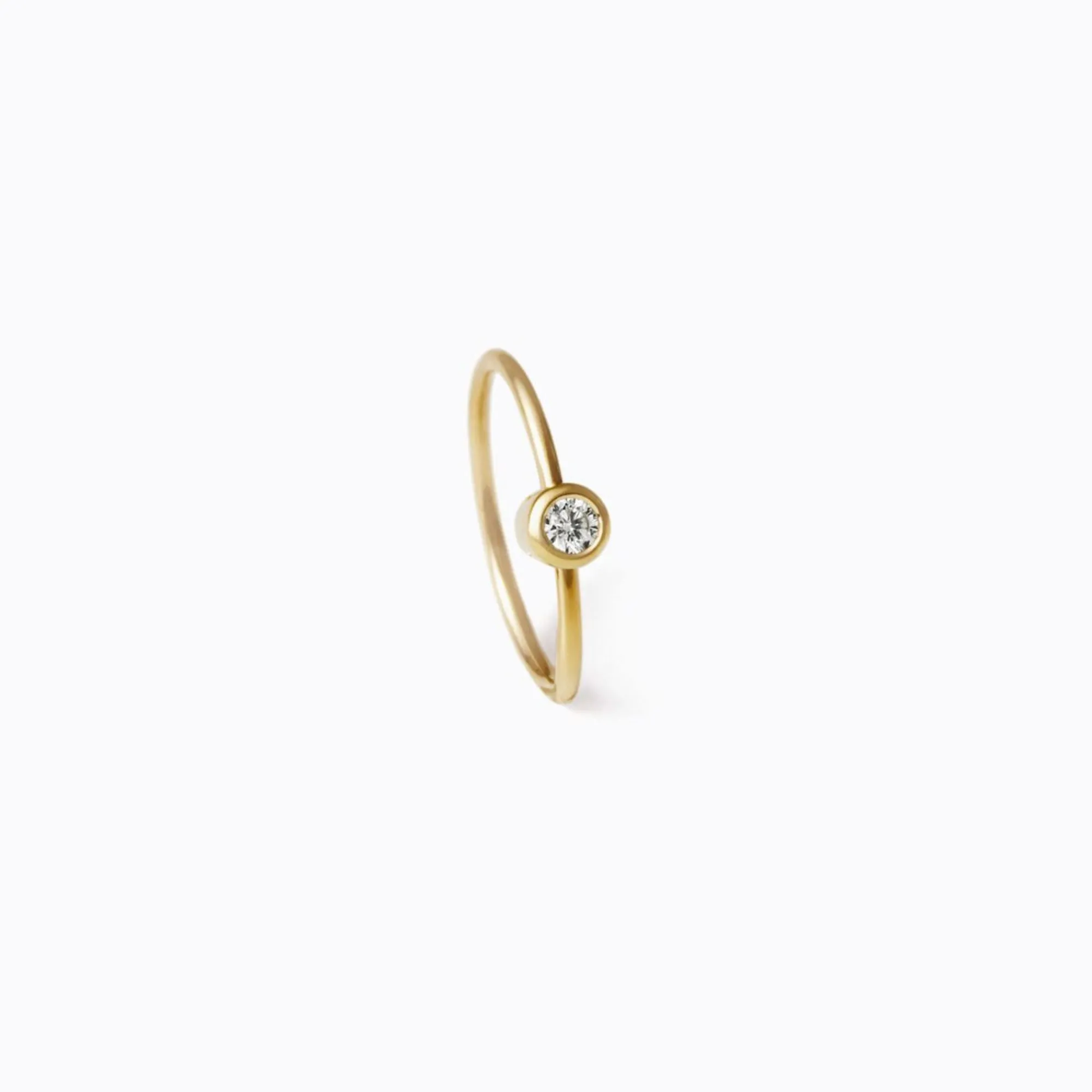 Tortoise-Shihara Jewelry*Shihara One-Stone Hoop Earring 01