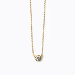Tortoise-Shihara Jewelry*Shihara One-Stone Necklace 03
