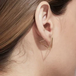 Tortoise-Shihara Jewelry*Shihara Triangle Earring 20