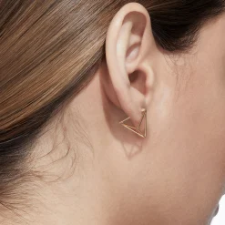 Tortoise-Shihara Jewelry*Shihara Triangle Earring 15