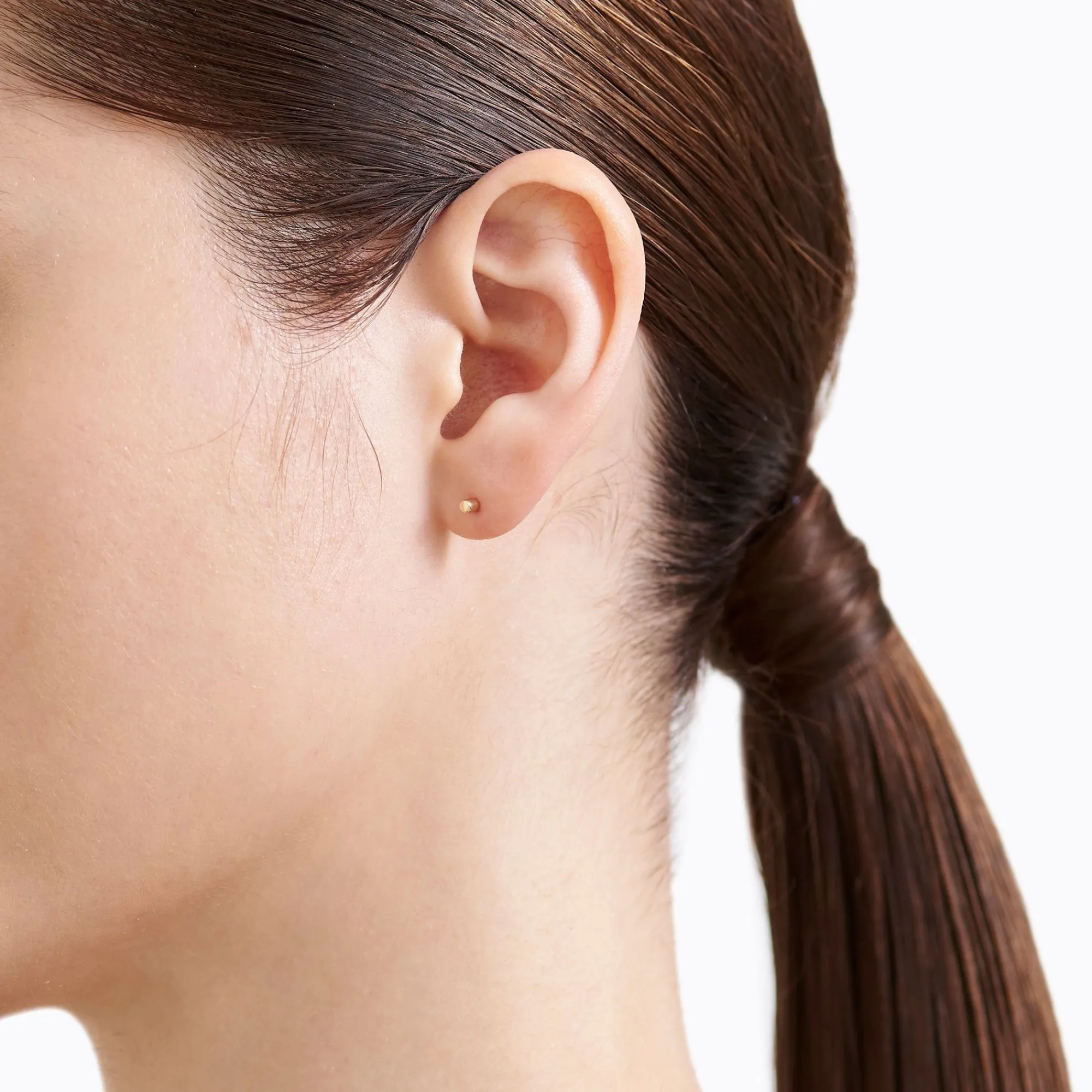 Tortoise-Shihara Jewelry*Shihara Twist Pin Earring 01