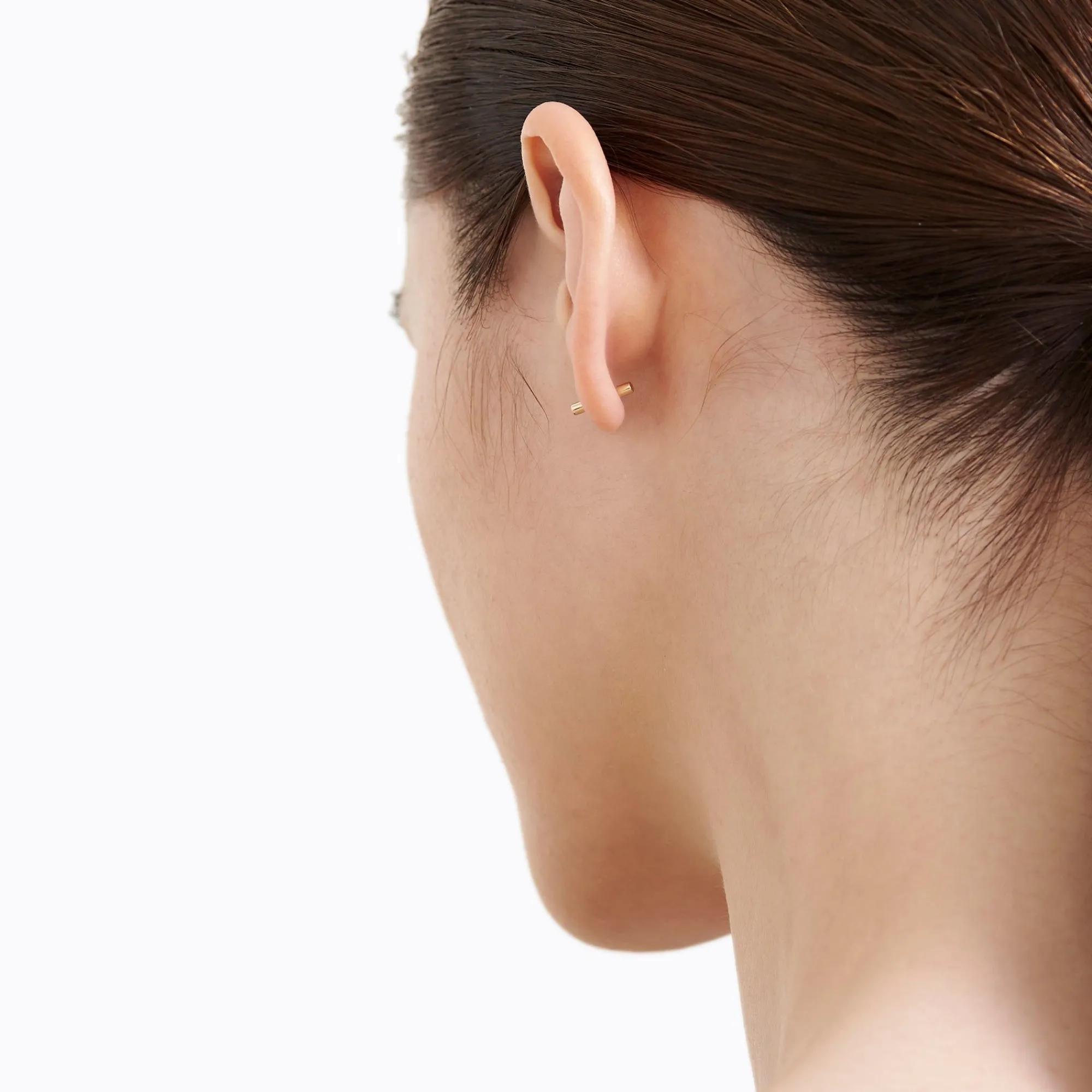 Tortoise-Shihara Jewelry*Shihara Twist Pin Earring 01