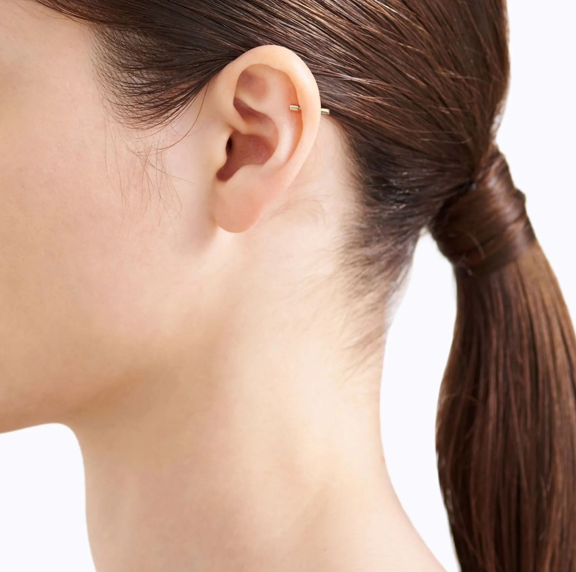 Tortoise-Shihara Jewelry*Shihara Twist Pin Earring 01