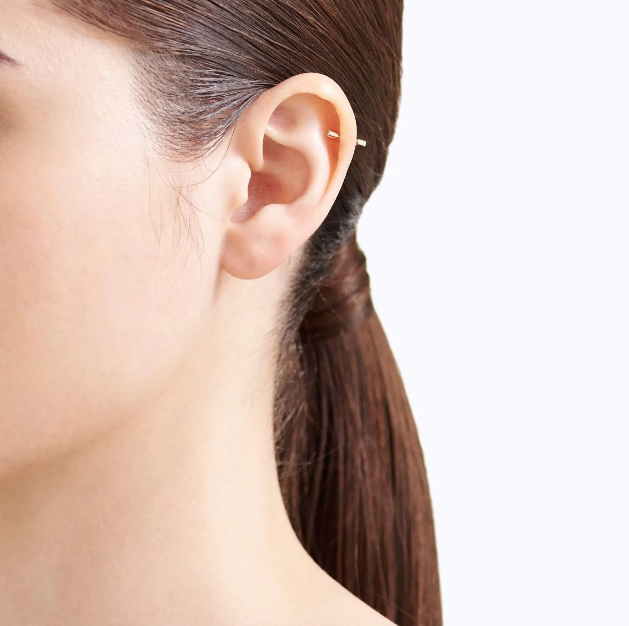 Tortoise-Shihara Jewelry*Shihara Twist Pin Earring 01
