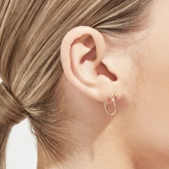 Tortoise-Shihara Jewelry*Shihara Twist Round Earring 01