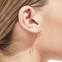 Tortoise-Shihara Jewelry*Shihara Twist Round Earring 01