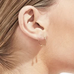 Tortoise-Shihara Jewelry*Shihara Twist Round Earring 01