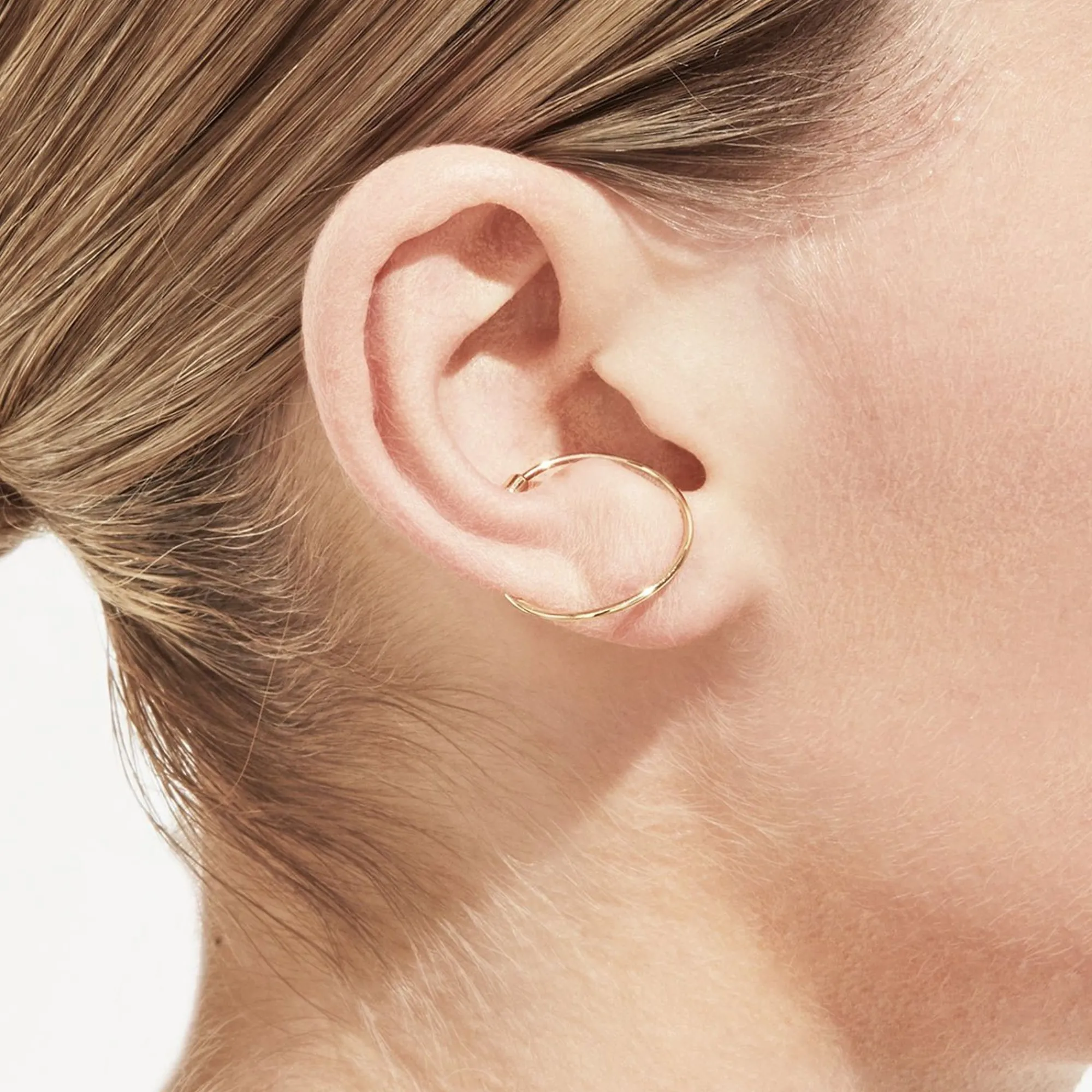 Tortoise-Shihara Jewelry*Shihara Twist Round Earring 02