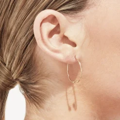 Tortoise-Shihara Jewelry*Shihara Twist Round Earring 03